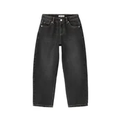 MANGO KIDS Kavbojke BALLOON2 črn denim