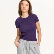 Cropp - Majica basic - tamno ljubičasta