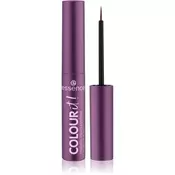 essence COLOUR it! kovinsko črtalo za oči odtenek 02 Dark Cherry 3 ml