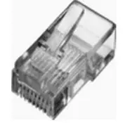 Electronic RJ45 (8P8C) - RJ45 - Transparent - Cat5e - 100 pc(s)