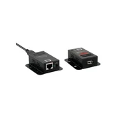 ROLINE 12.04.1102 AV extender AV transmitter & receiver Black