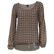 heine Bluza rjava/črna