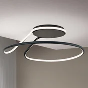 ORION Claire LED stropna svjetiljka, crna, prigušiva - Podrucje hodnika - Moderan - crno - Metal