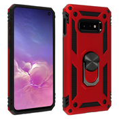AVIZAR Torbica, odporna na udarce, s kovinskim držalom za obrocke - RDEČa str. Samsung Galaxy S10e, (20599471)