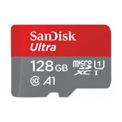 Memorijska kartica SANDISK, microSDXC, 128 GB, SDSQUAB-128G-GN6MA, A2 class 10 V30 UHS-I U3