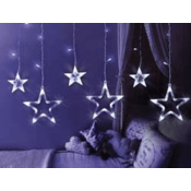 Rebel LED lučke za novoletne , 3m, 138led lučk, zvezdice