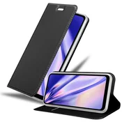 Cadorabo Cadorabo Ohišje, združljivo z Huawei Y6P v klasična črna - Zaščitni ovitek z magnetnim zapiranjem, stoječo funkcijo in režo za kartice, (20563235)