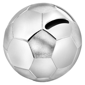 Dječja kasica Zilverstad - Nogometna lopta, srebrna
