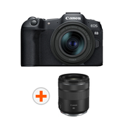 Kamera bez ogledala Canon - EOS R8, RF 24-50mm, f/4.5-6.3 IS STM + Objektiv Canon - RF 85mm f/2 Macro IS STM