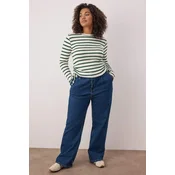 Trendyol Curve Ženska bluza Tbbaw26Af00110, Zelena