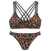 Bruno Banani Bikini rjava/brokat/črna