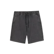 Cropp - Denim kratke hlače z učinkom pranja - črna