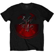 Pink Floyd Majica The Wall Oversized Hammers Unisex Black 2XL