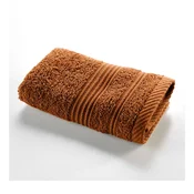 Frotirna bombažna brisača v barvi terakote 30x50 cm Tendresse – douceur dintérieur