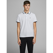 JACK&JONES Muška majica JJEPAULOS POLO bela