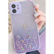 MCTK6-HUAWEI P30 Furtrola 3D Sparkling star silicone Purple