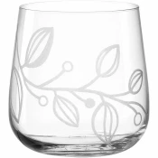ČAŠE SET BOCCIO VODA /SOK S DEKORACIJOM 400 ML 2/1