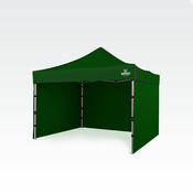 Vrtni paviljon 3x3m - plus 3 stene - Zelena