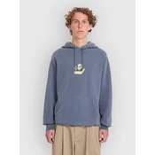 Volcom Boiler Po moški pulover s kapuco storm blue
