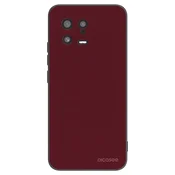 Silikonski črni ovitek za Xiaomi 13 - Burgundy red