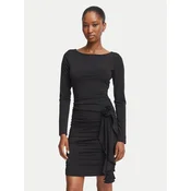 Guess Cocktail obleka W6BK19 K6104 Črna Slim Fit