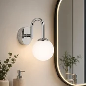 Opviq zidna lampa Loop-20451-D, 1 × E27, hrom