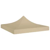 Krov za šator za zabave 3 x 3 m bež 270 g/m2