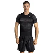 Venum Rashguard Short Sleeve G-Fit Air, Deep Black/Desert Sand - S