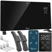 Stekleni konvektor z LCD, daljinskim upravljanjem in WiFi 2500W (črna) 60737