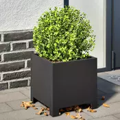 Vrtne sadilice 2 kom crne 30x30x30 cm celicne