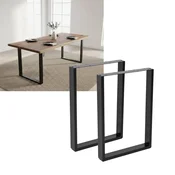 shumee 2x črna noga za pohištvo, podstrešna noga ZA mizno klop, omaro, višina 72 cm