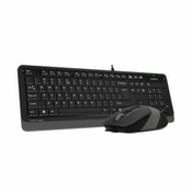 Fstyler Multimedia Desktop Set tastatura i opticki miš A4 Tech F1010(Gray)