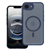 Ovitek za iPhone 16 Full Matte Mag Cover združljiv z MagSafe modre barve