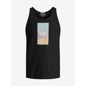 Mens Black Tank Top Jack & Jones Aruba - Men