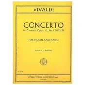 VIVALDI:Concerto in G minor, RV 317 (Opus 12, No. 1) GALAMIAN