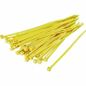 Ostatní Vezalni trakovi Euro Tools V24020 Cable ties, 120 x 2.5 mm, 100 pcs, yellow