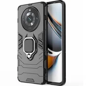 GS Ovitek za Realme 11 Pro/11 Pro+, obroč za stojalo, črn