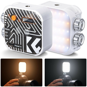 K&F CONCEPT Dual Color Temperature Portable Photography Vedio Fill Light 2500K-9900K Color Temperatu