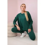 Complete with oversize blouse green