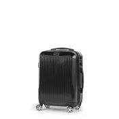 SCANDINAVIA TRAVEL potovalni kovček Carbon Series 40L 20091, črna