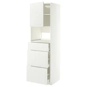 METOD / MAXIMERA Visoki element za ugradne uredaje, bela/Stensund bela, 60x60x200 cm