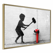 Poster - Banksy: Hammer Boy 45x30