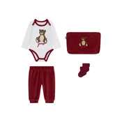 Guess Set body, hlače in nogavice H6BG09 K6028 Bordo rdeča Regular Fit