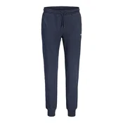 Jack & Jones Plus Hlače JPSTGORDON marine/bela
