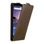 Cadorabo Cadorabo Ohišje, združljivo z Nokia 7 PLUS v kava rjava - Zaščitni ovitek v obliki flipa z magnetnim zapiranjem, (20562396)