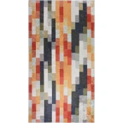Oranžen/siv pralen tekač 80x200 cm Blocks of Fun – Vitaus