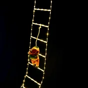 Aigostar - LED spoljna božićna dekoracija 154xLED/3,6W/230V/8 funkcija 1,6m IP44 topla bela