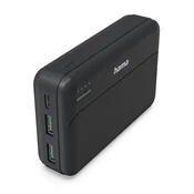 power Hama Power pack 10000 mAh, 2xUSB-A, antracit