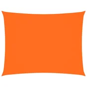 Vidaxl Senčno jadro oksford blago pravokotno 2,5x3,5 m oranžno