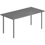 Homestar Vrtna miza 165x80x74 cm temno siva